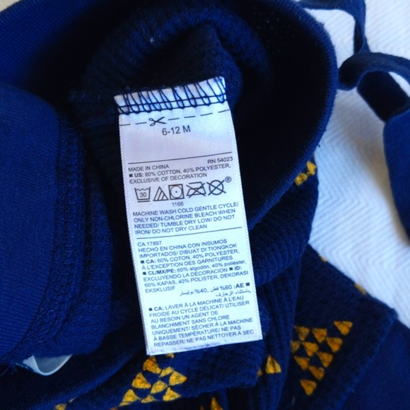 old navy thermal waffle knit joggers pants 6-12 months baby - Picture 5 of 6